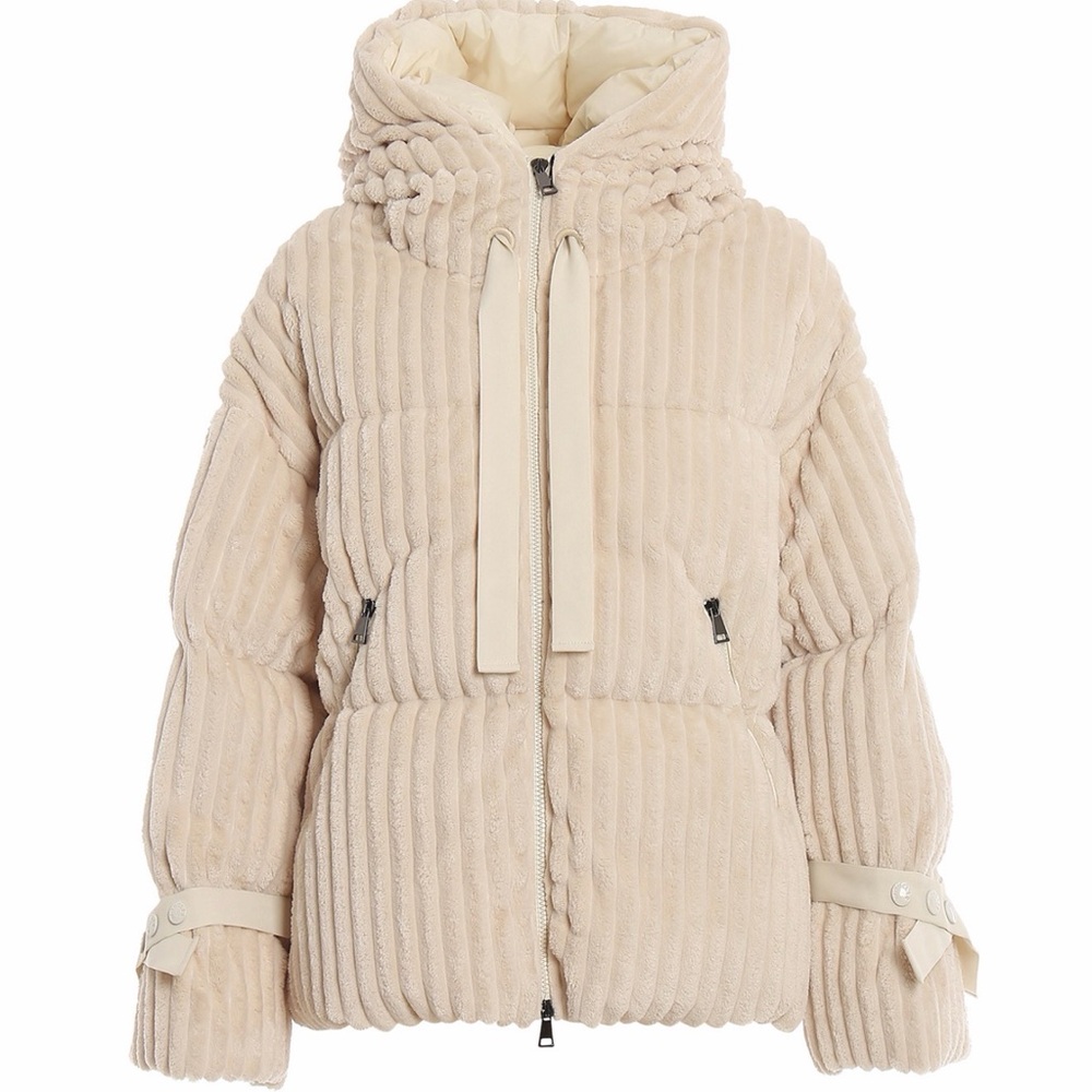 Moncler Loire Fur Effect Puffer